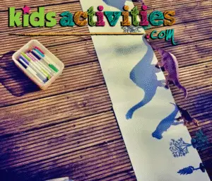 Dinosaur shadow art