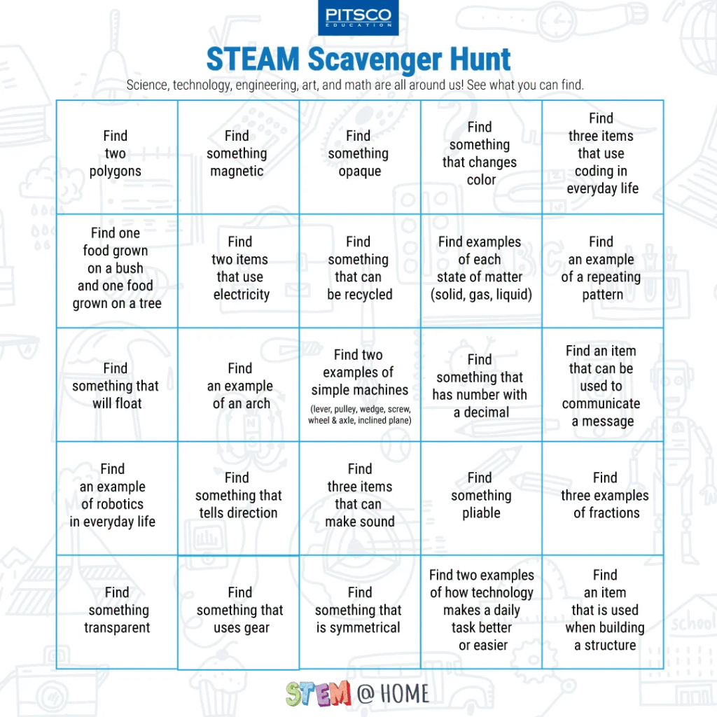 STEAM Scavenger Hunt 
