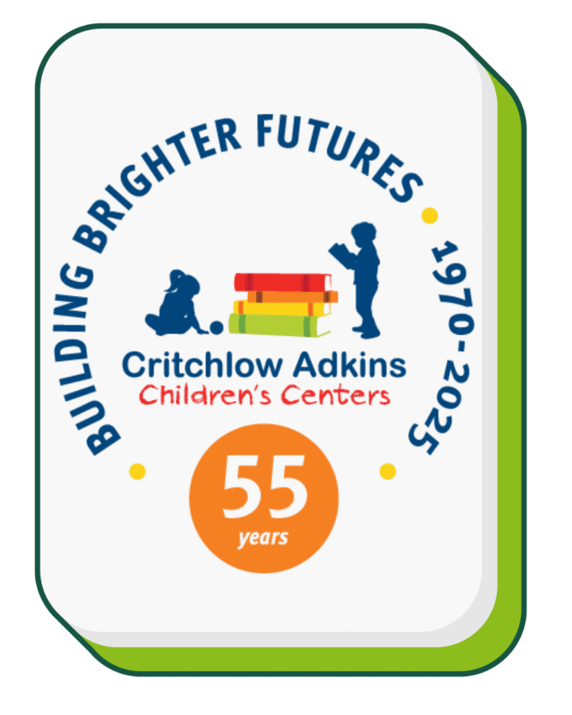 CACC Mahjong Tile for webpage - Critchlow Adkins Children's Centers Mahjong Tile With CACC Logo In It