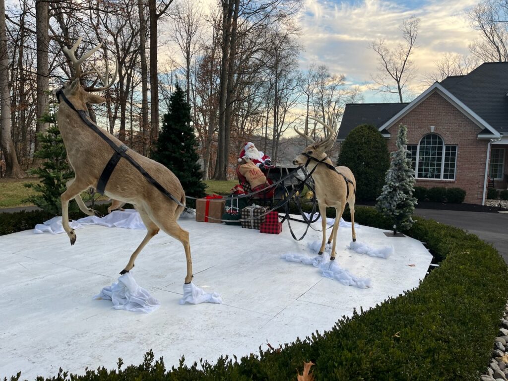 Santa at Bicky's house