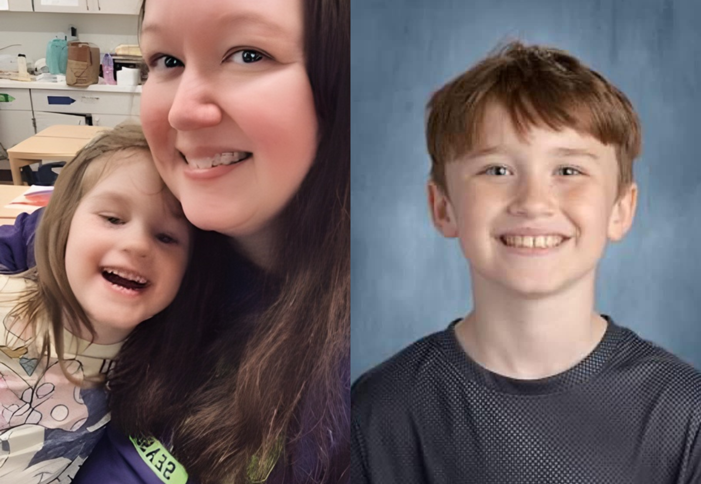 Carrie Lindsay and children