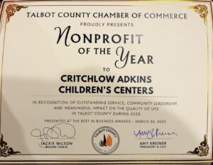 Nonprofit of the Year Certificate
