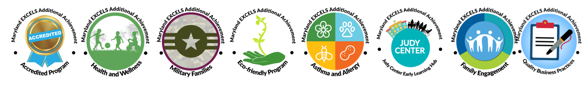 preschool site EXCELS badges 4-2026