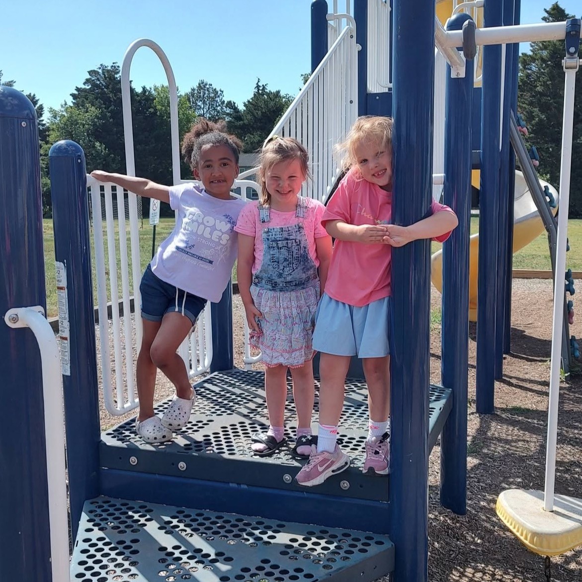 Girls on playground