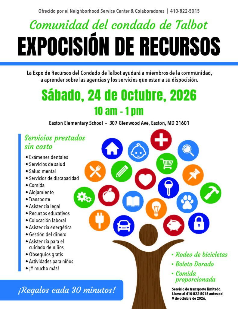 Community Resource poster Spanish