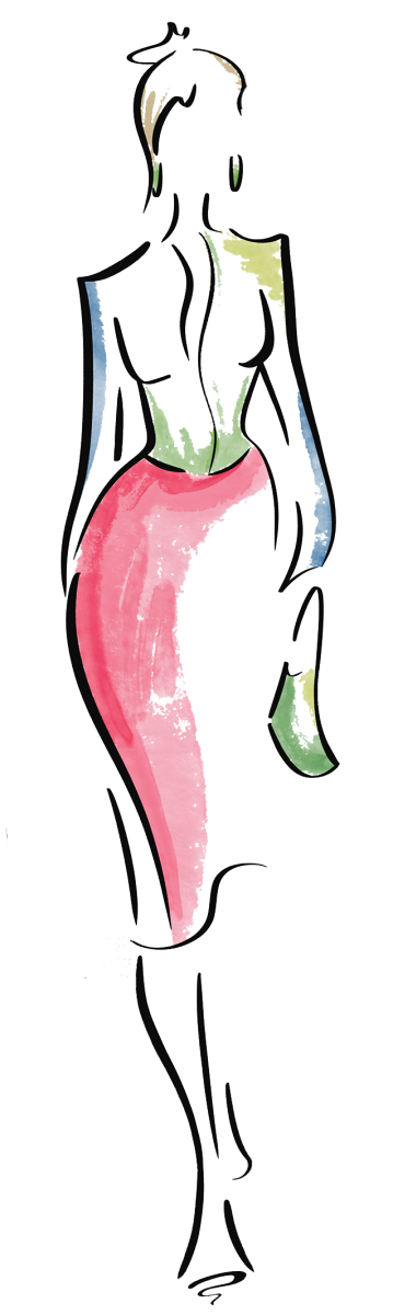 Fashion model sketch